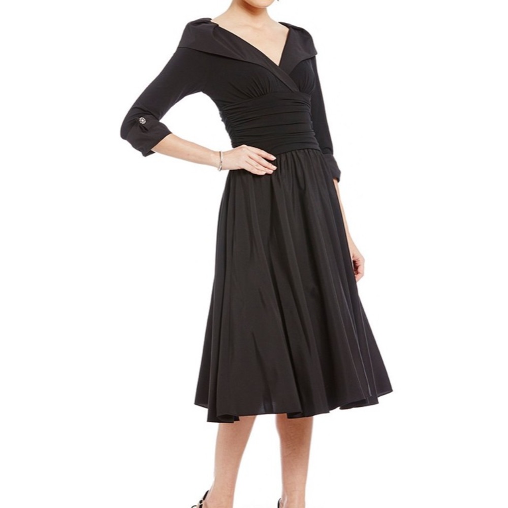 Jessica Howard Portrait Collar Party Dress
